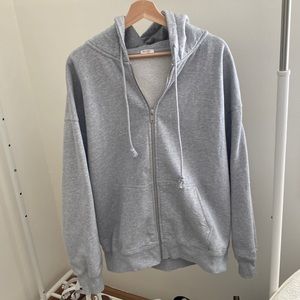 Brandy Melville Christy Zip Up Hoodie